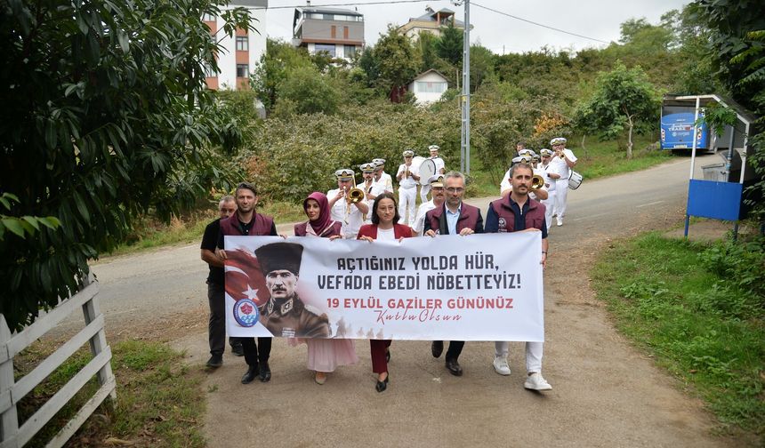 Trabzon'da gazilere duygulandıran sürpriz