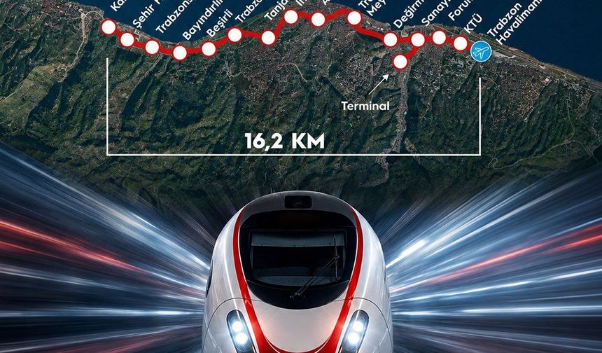 Trabzon'da raylı sistem projesi heyecanı