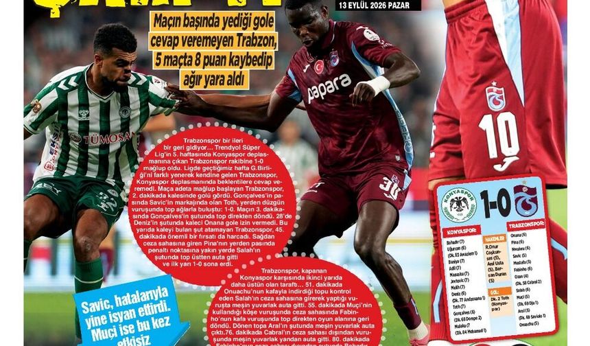 Trabzonspor evinde başka, deplasmanda başka