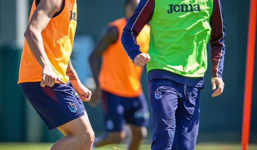 Trabzonspor, Konyaspor maçı hazırlıklarını sürdürdü