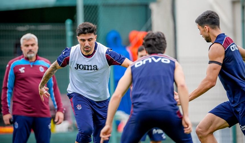 Trabzonspor'da, Samsunspor maçı hazırlıkları sürüyor