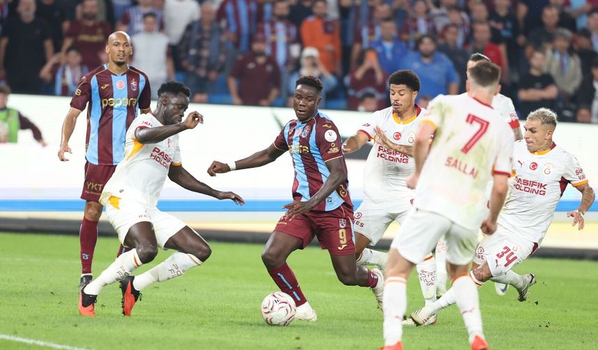 Trabzonspor'un Galatasaray zaferine Salah ve istatistikler damga vurdu