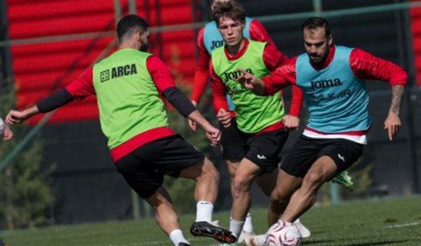 Arca Çorum FK, Göztepe maçının hazırlıklarını sürdürdü