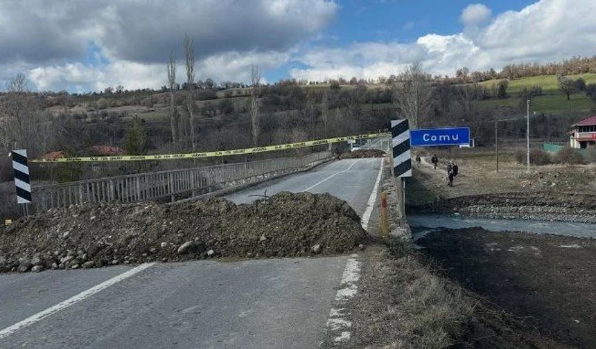 Çomu Çayı Köprüsü yeniden yapılacak, güzergahta kapsamlı çalışma başlıyor