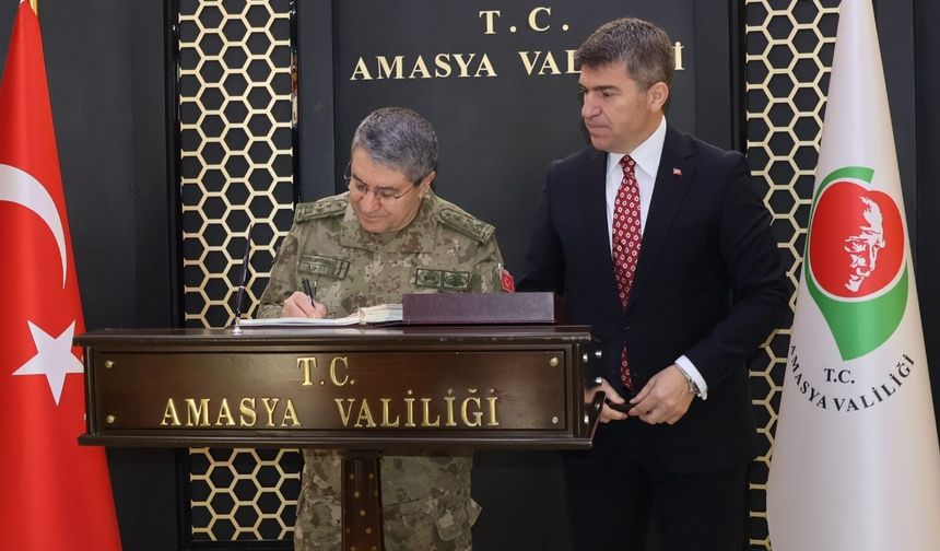 Genelkurmay Başkanı Orgeneral Bayraktaroğlu, Amasya Valiliği'ni ziyaret etti