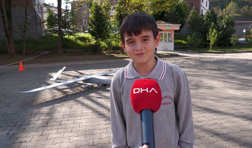 İnsansız hava aracı BAHA, Rize'de öğrencilerle buluştu