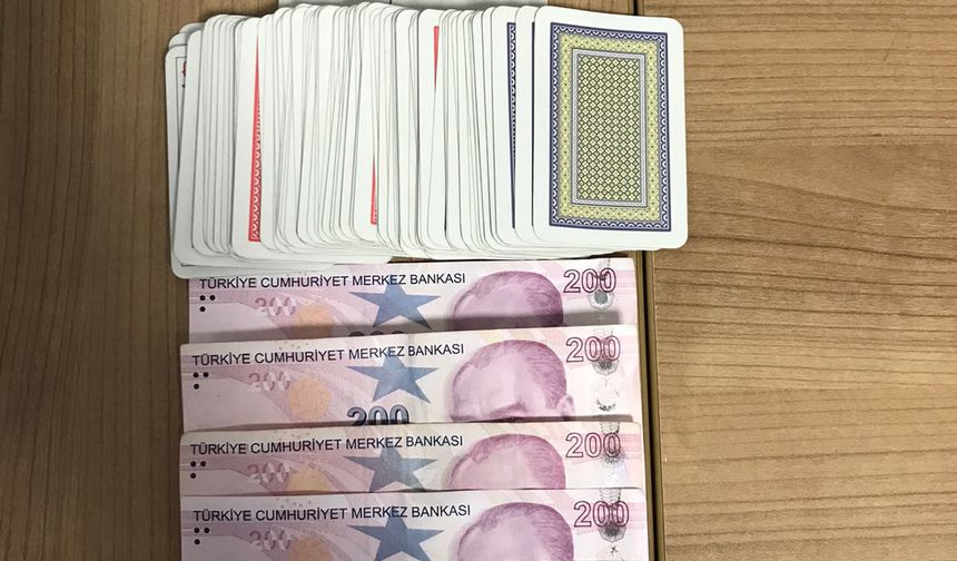 Kumar oynayan 6 kişiye toplam 69 bin lira ceza