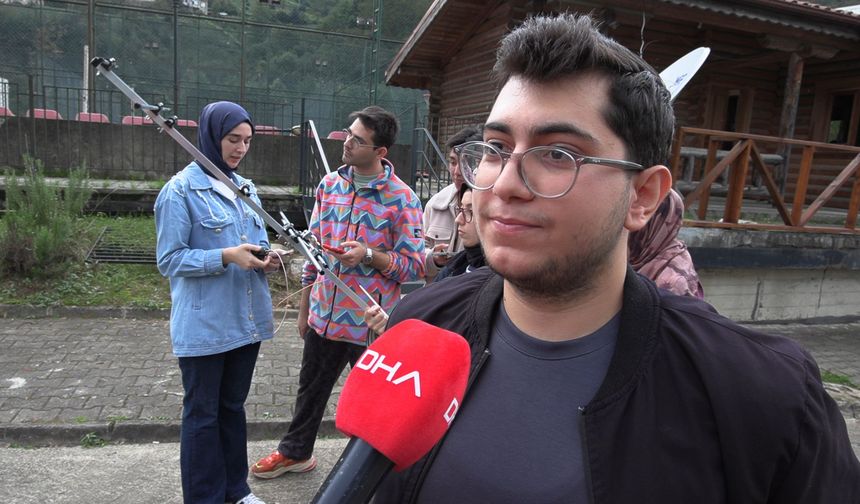 Öğrenciler, nöbetleşe çalışarak Uluslararası Uzay İstasyonu'ndan gelen görüntü sinyallerini yakaladılar