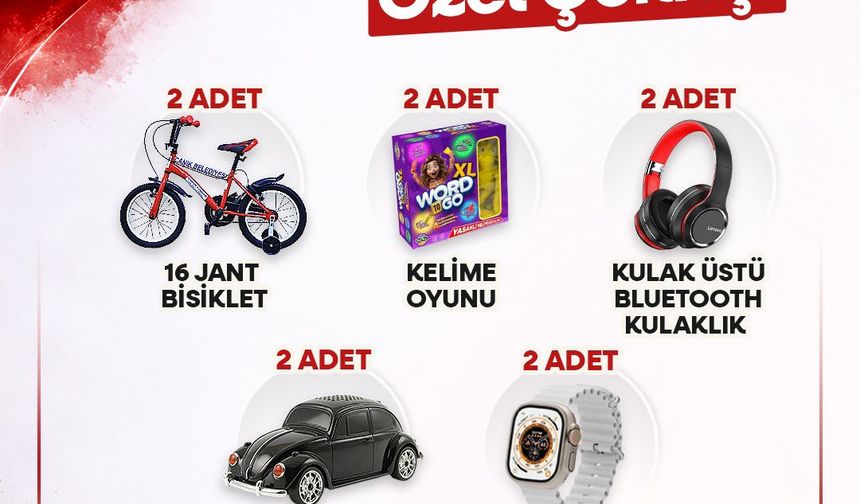 Samsun Canik Belediyesi'nden hediye yağmuru