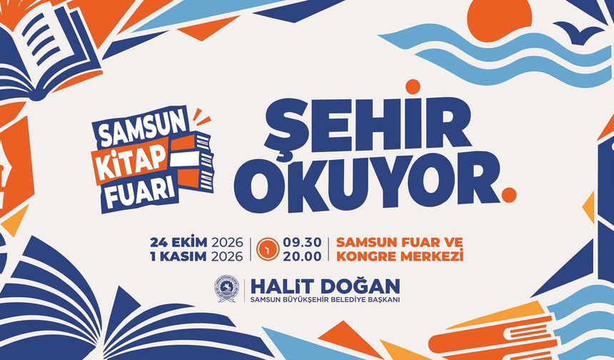 Samsun Kitap Fuarı 24 Ekim'de başlıyor