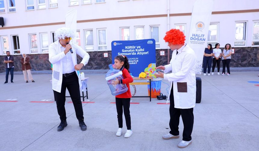 Samsun'da çocuklar bilim ve geleneksel oyunlarla buluşuyor