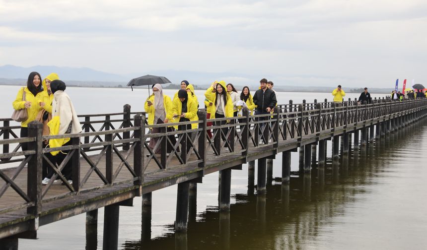Samsun'da doğa gözlem kampında nadir kuş türleri görüntülendi