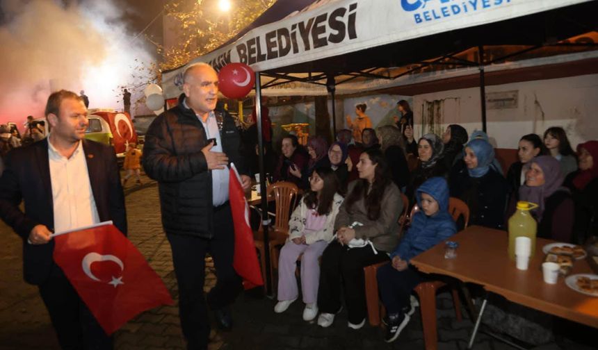Samsun'da Fener Alayı yürüyüşü