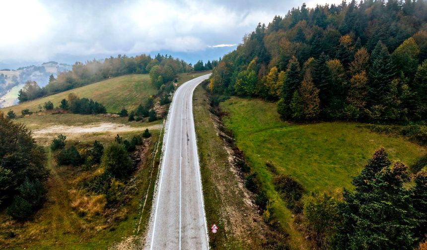 Samsun'da Kızlan Yaylası, sonbahar renklerine büründü