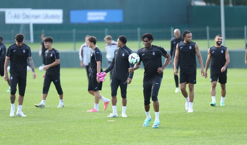 Trabzonspor, Hearts maçı hazırlıklarını tamamladı