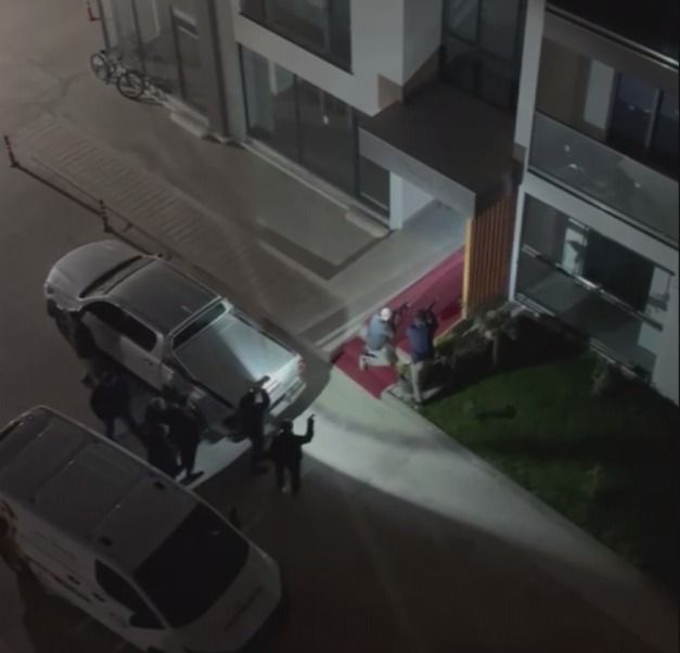 Amasya'da binaya giren yaban domuzu polis operasyonuyla etkisiz hale getirildi